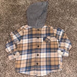 Carter’s Button Up Hooded Shirt